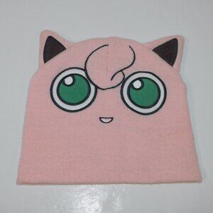 Pokemon Jigglypuff Adult Unisex OS Pink Beanie Toque Winter Hat Bioworld 2016